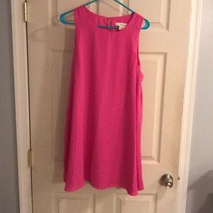 Hot pink dress